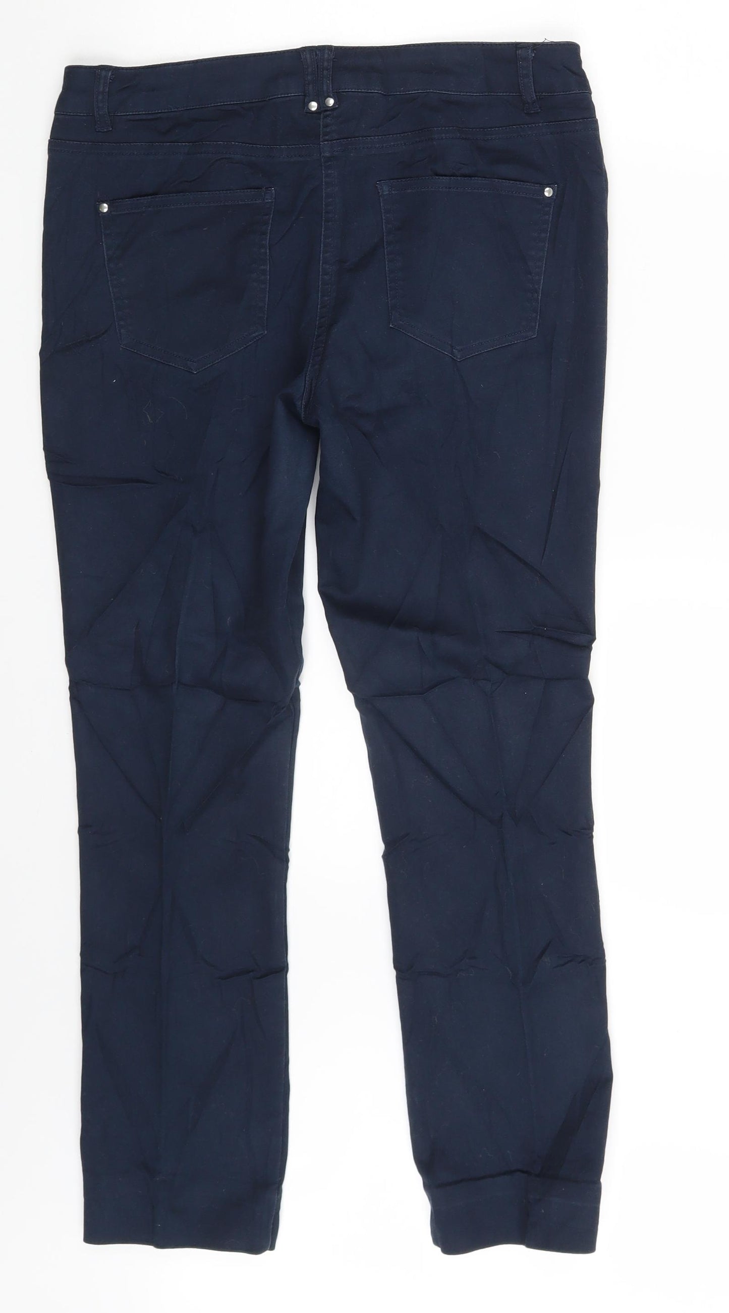 Wallis Womens Blue  Denim Skinny Jeans Size 12 L27 in
