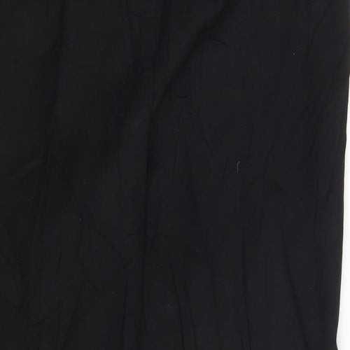 M&S Womens Black   Dress Pants Trousers Size 14 L28 in