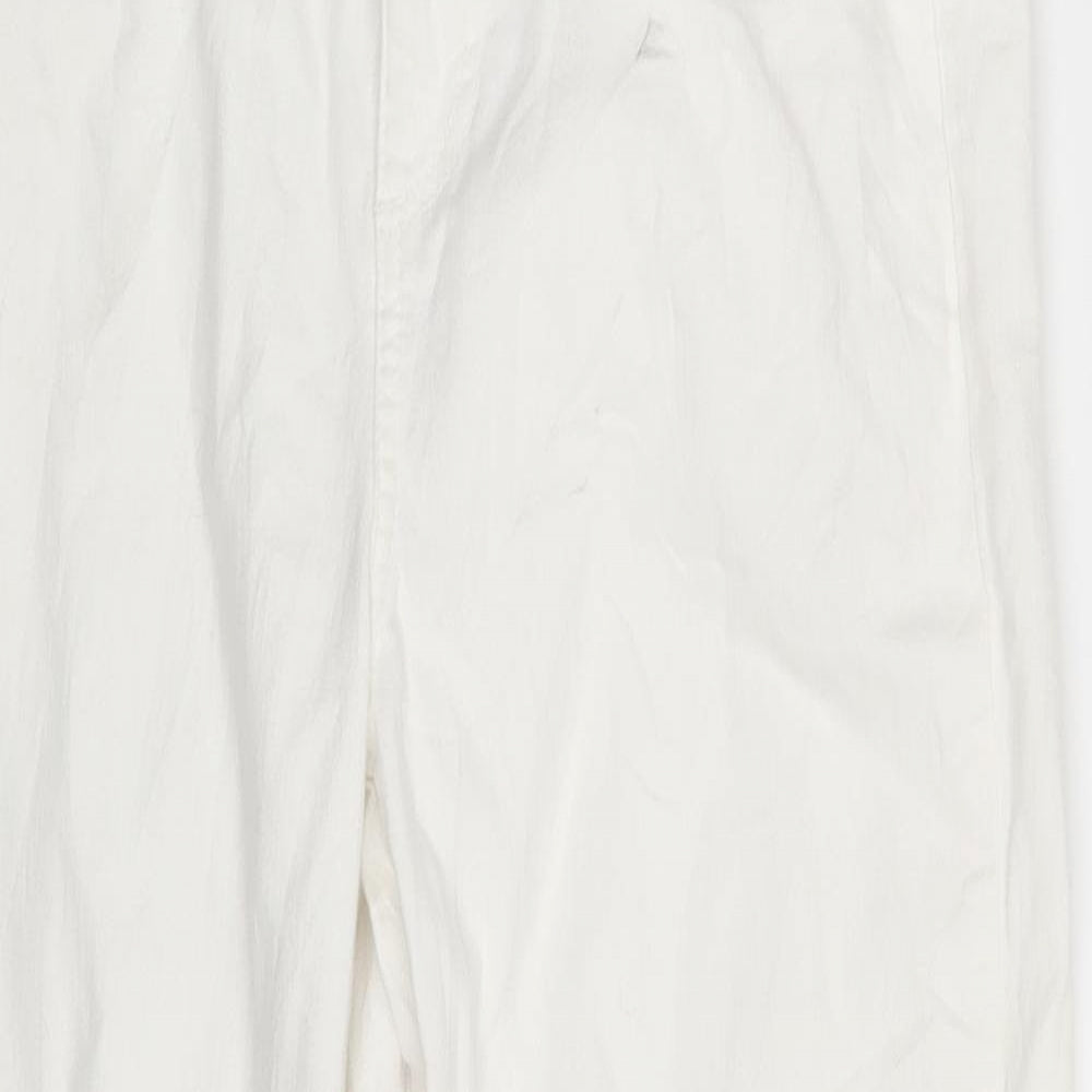 Ese O Ese Womens White  Denim Straight Jeans Size 8 L24 in