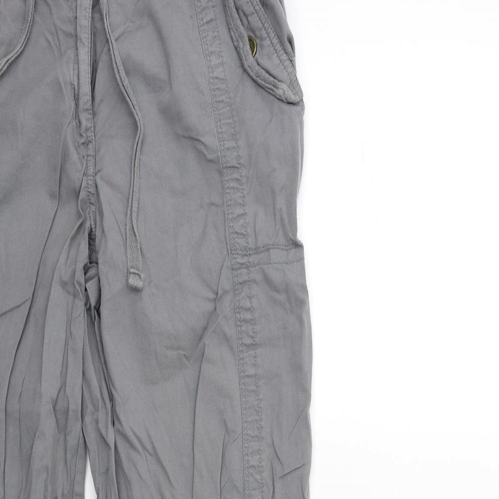 F&F Womens Grey   Cargo Trousers Size 12 L29 in