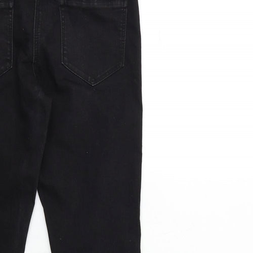 George Womens Black  Denim Skinny Jeans Size 10 L25 in