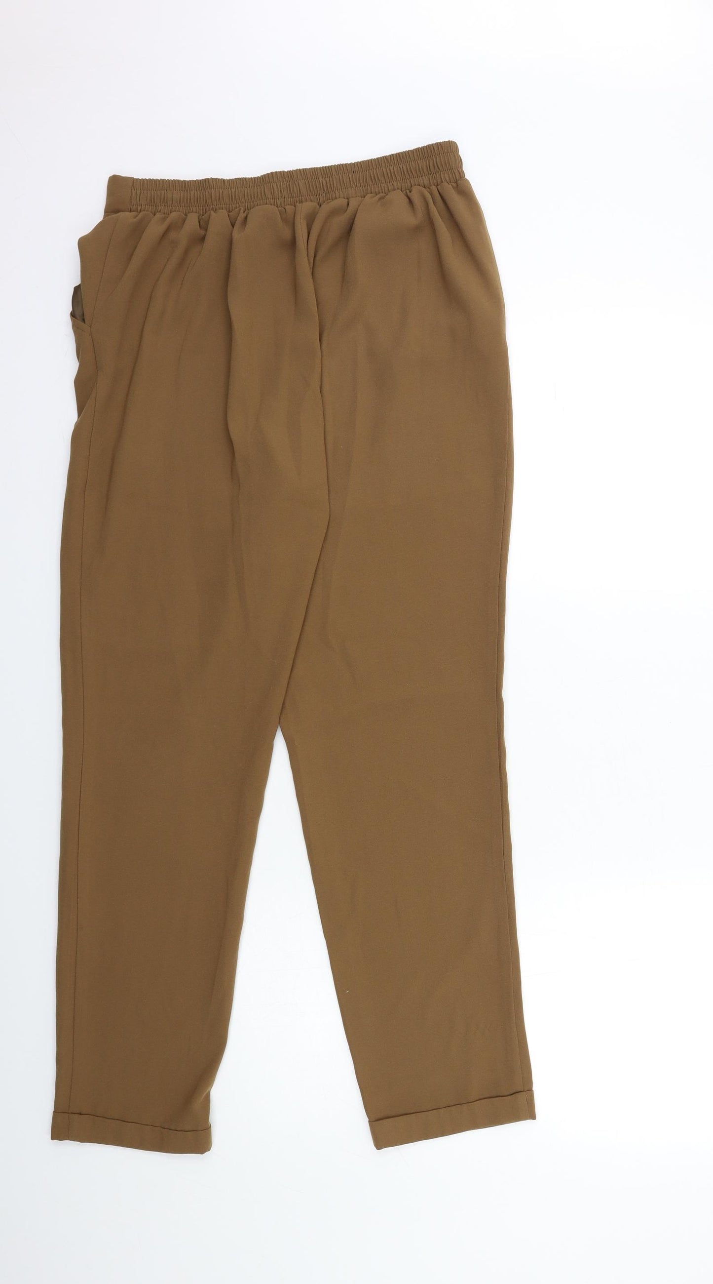 Atmosphere Womens Brown   Trousers  Size 12 L28 in