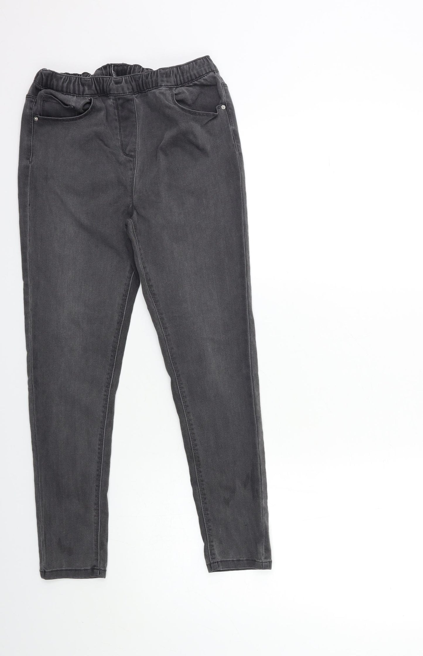 Preworn Womens Grey  Denim Jegging Jeans Size 23 in L23 in