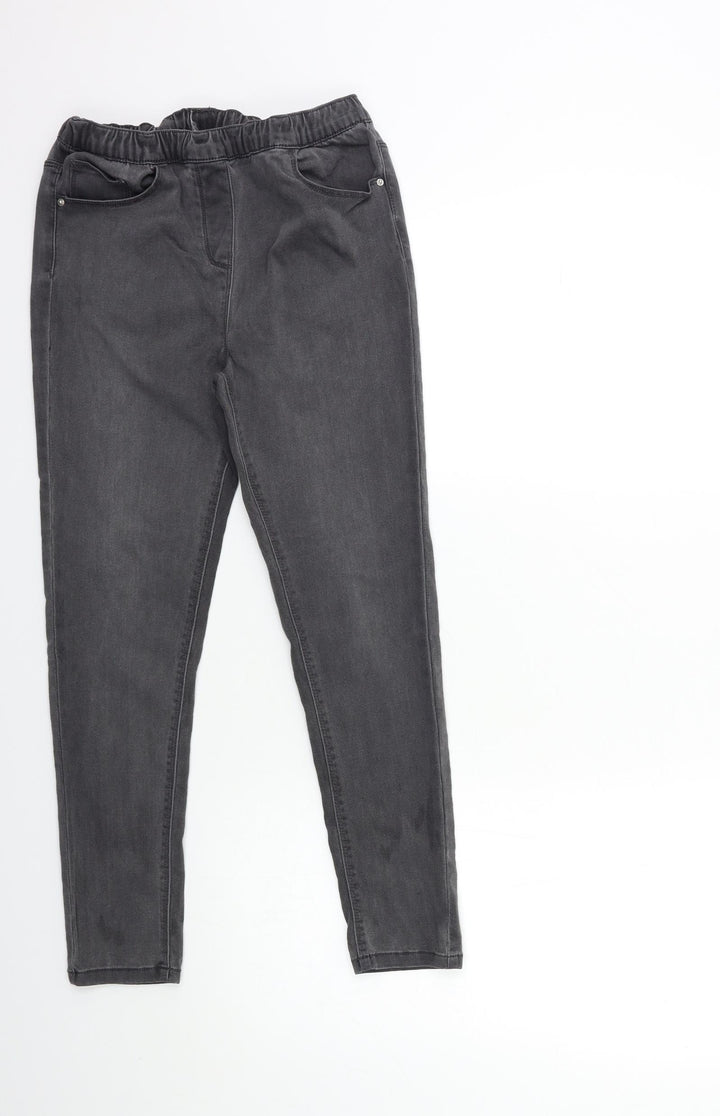 Preworn Womens Grey  Denim Jegging Jeans Size 23 in L23 in