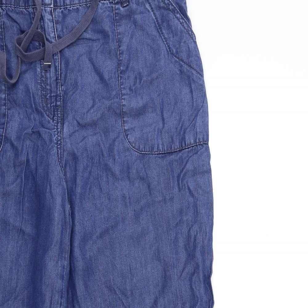 George Womens Blue  Denim Mom Jeans Size 14 L30 in