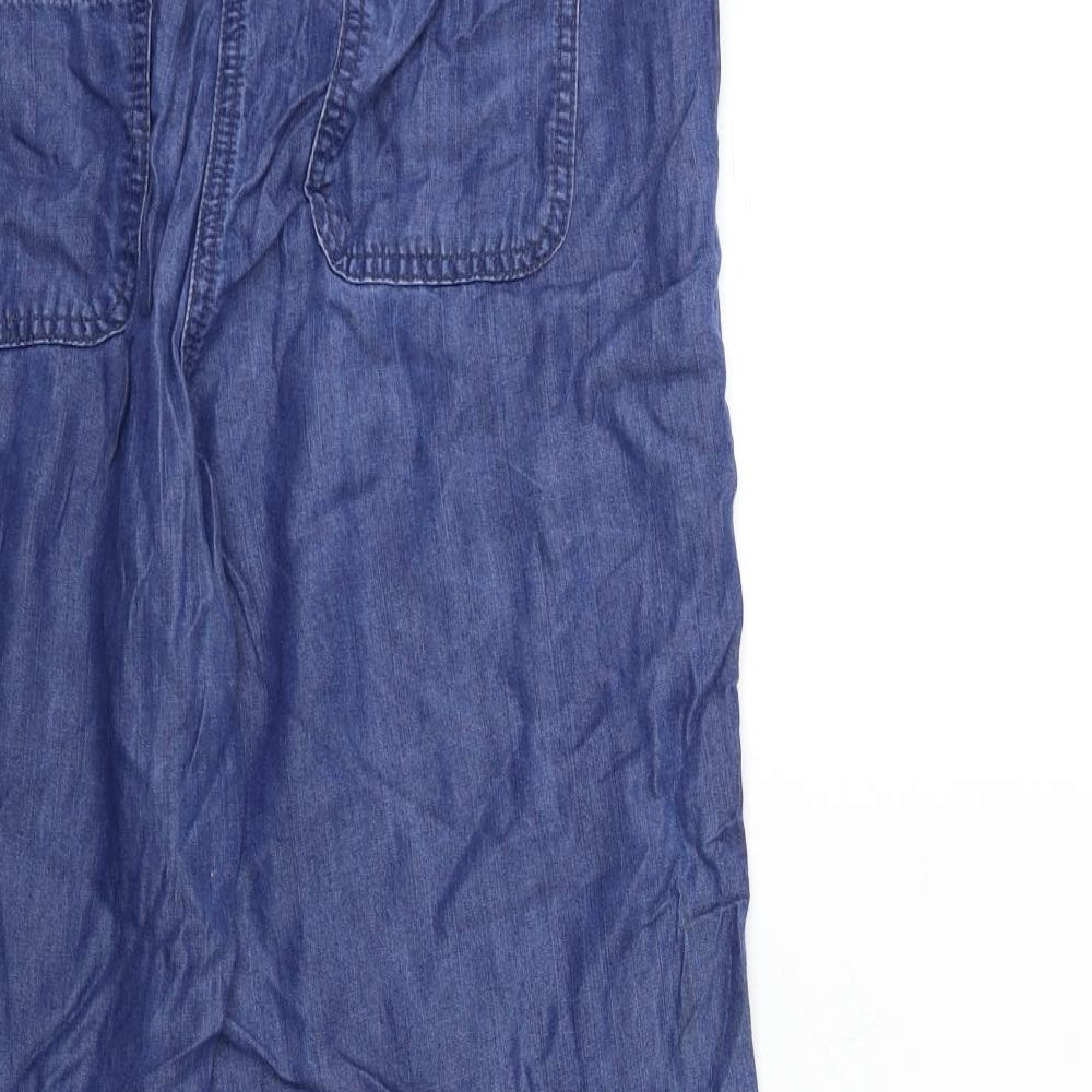 George Womens Blue  Denim Mom Jeans Size 14 L30 in