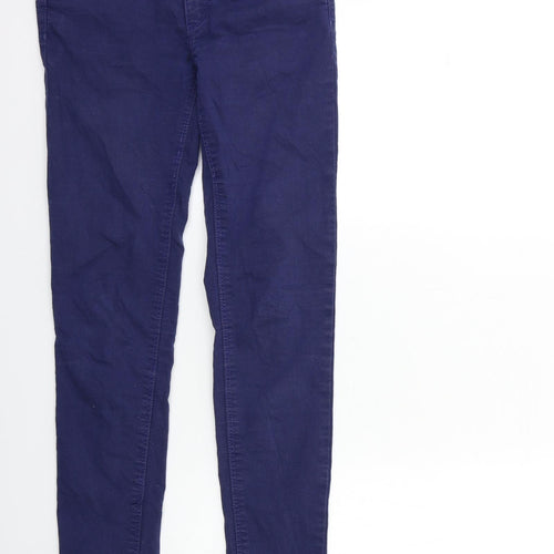 Stradivarius Womens Blue  Denim Skinny Jeans Size 8 L29 in