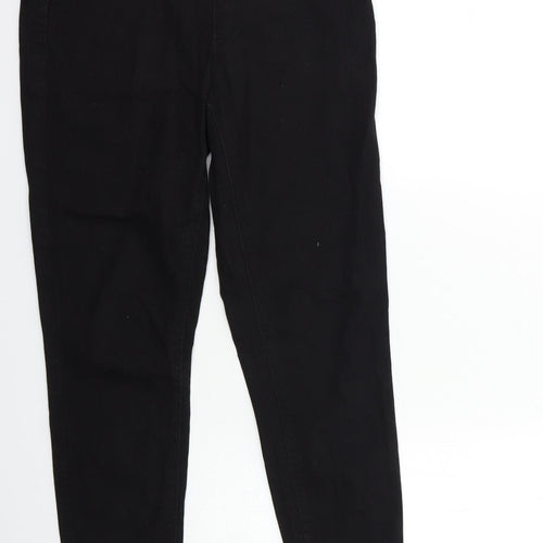 Denim & Co. Womens Black  Denim Jegging Jeans Size 12 L27 in