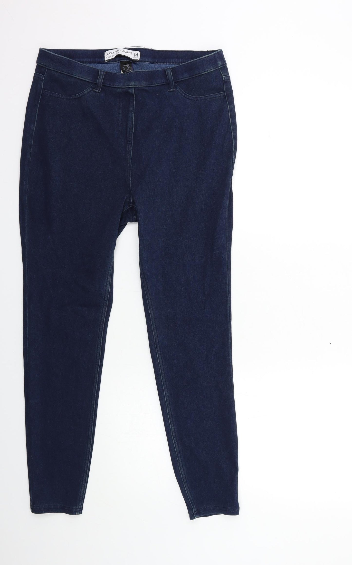 Marks and Spencer Womens Blue  Denim Jegging Jeans Size 14 L26 in