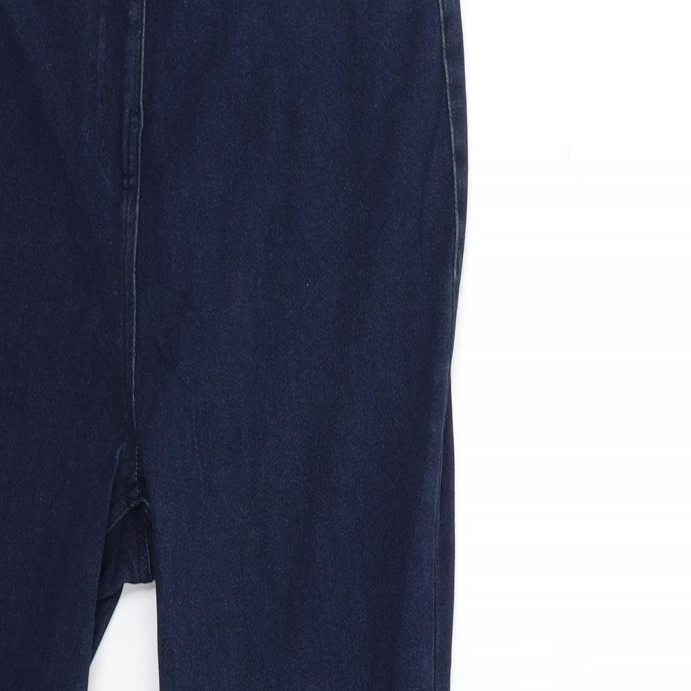 Marks and Spencer Womens Blue  Denim Jegging Jeans Size 14 L26 in