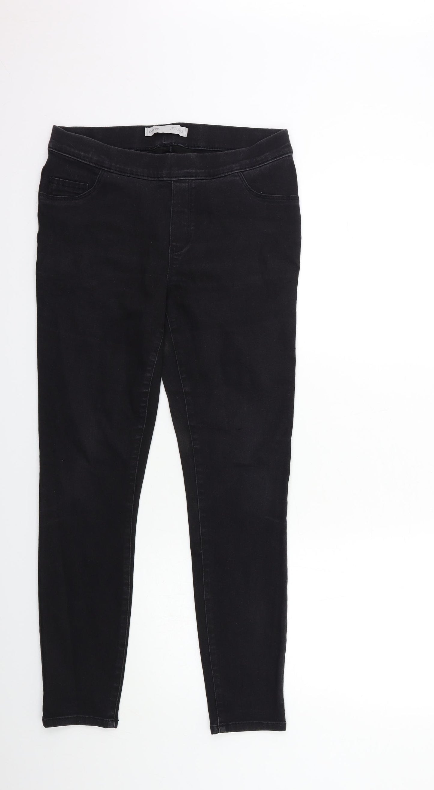 George Womens Black  Denim Jegging Jeans Size 10 L28 in