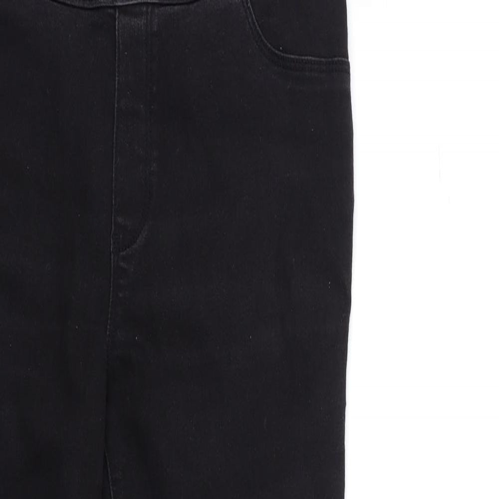 George Womens Black  Denim Jegging Jeans Size 10 L28 in