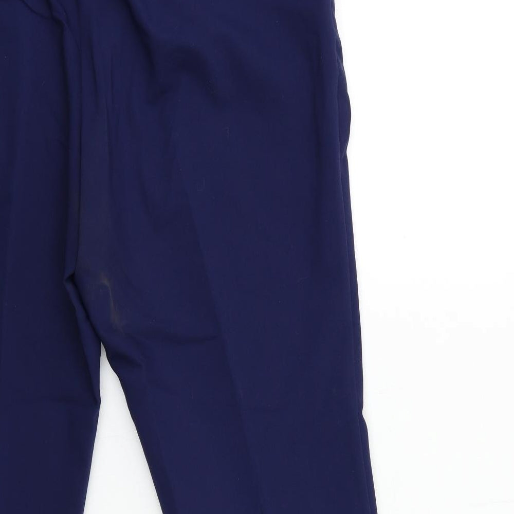 Savoir Womens Blue   Trousers  Size 14 L25 in