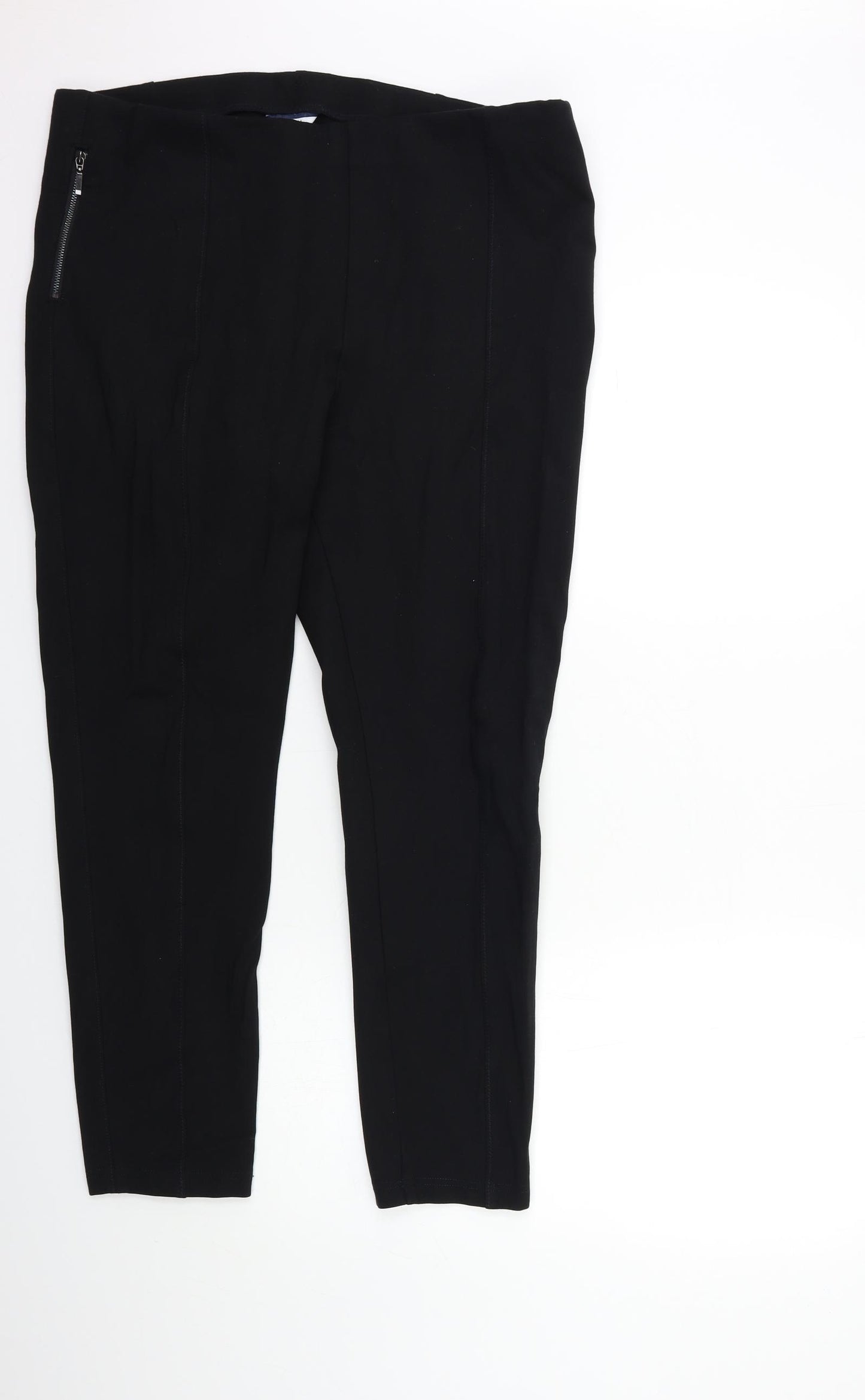 DASH Womens Black   Trousers  Size 18 L28 in