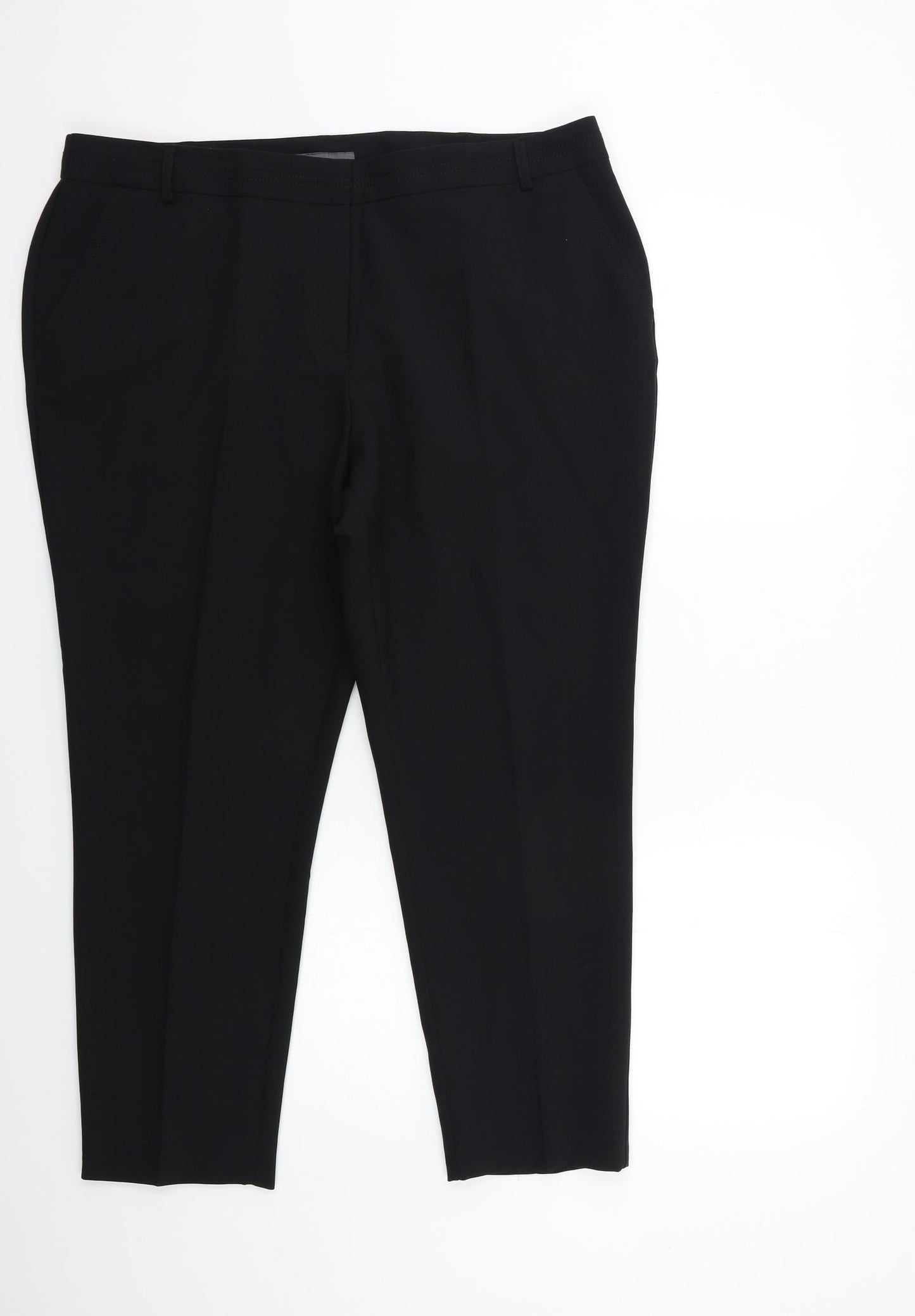 Primark Womens Black   Trousers  Size 18 L28 in