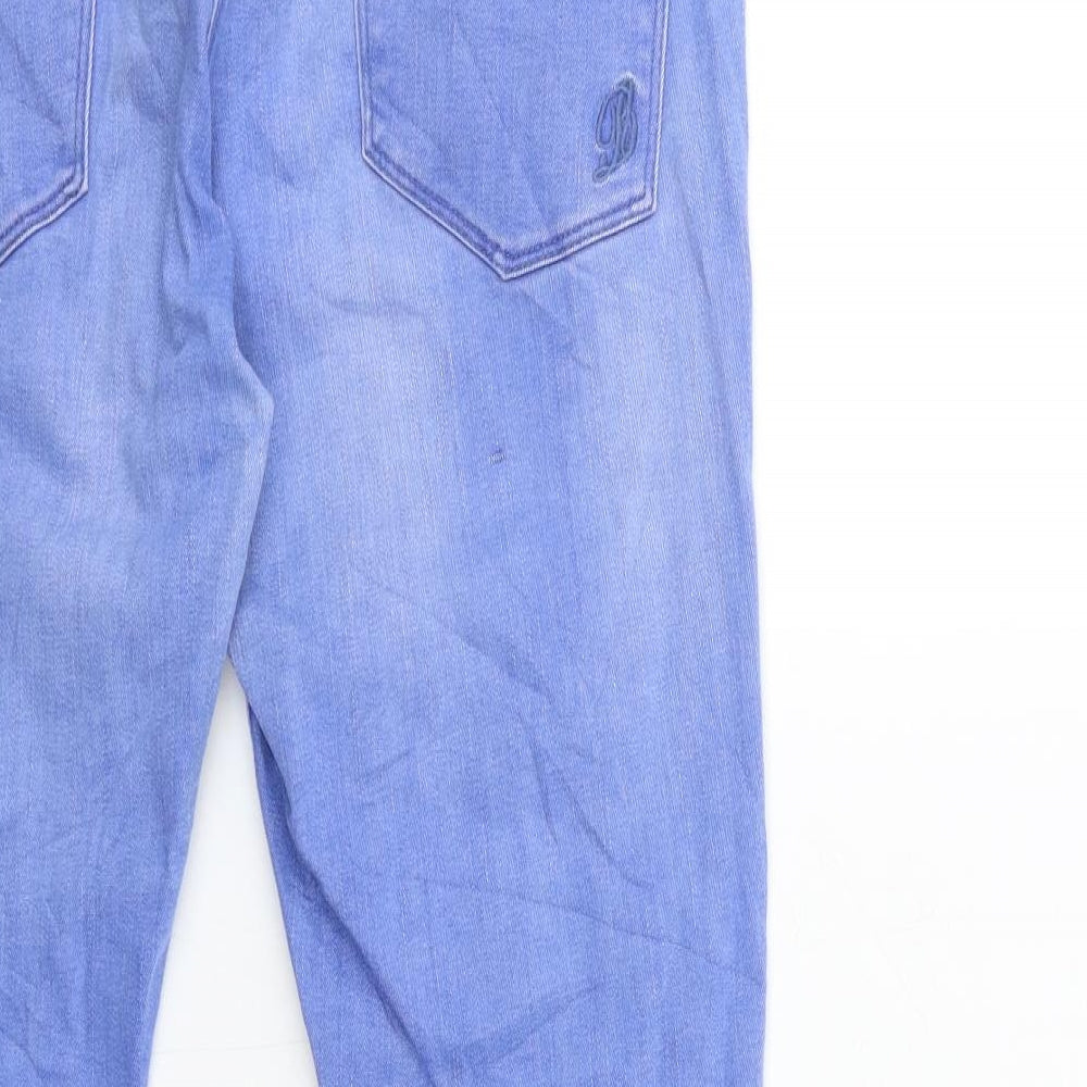 Preworn Womens Blue  Denim Skinny Jeans Size 32 in L30 in