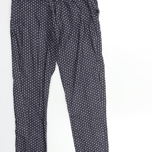 Preworn Womens Black Polka Dot  Jegging Trousers Size 26 in L27 in