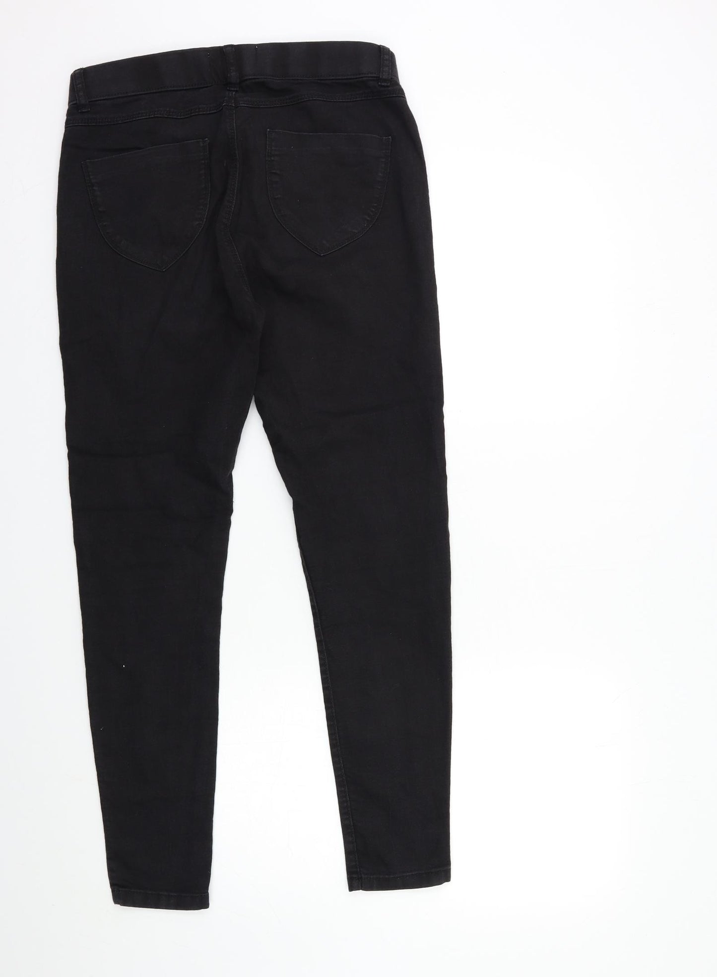 Dorothy Perkins Womens Black  Denim Skinny Jeans Size 10 L28 in