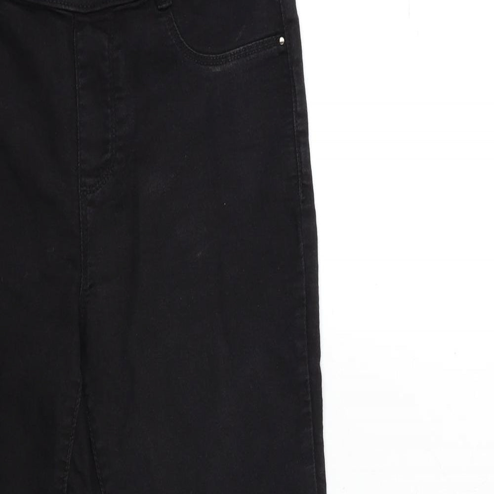 Dorothy Perkins Womens Black  Denim Skinny Jeans Size 10 L28 in