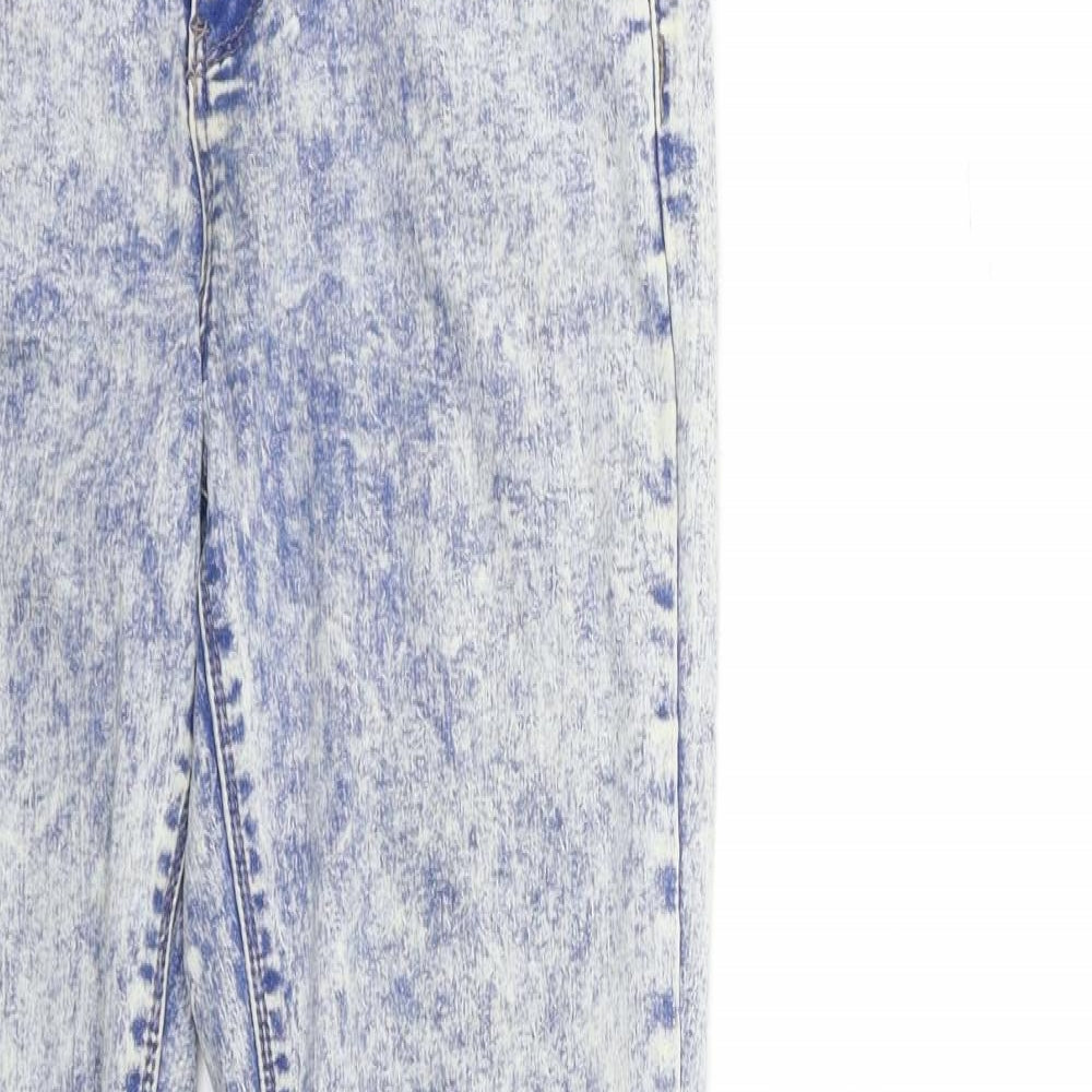 New Look Womens Blue  Denim Skinny Jeans Size 12 L32 in