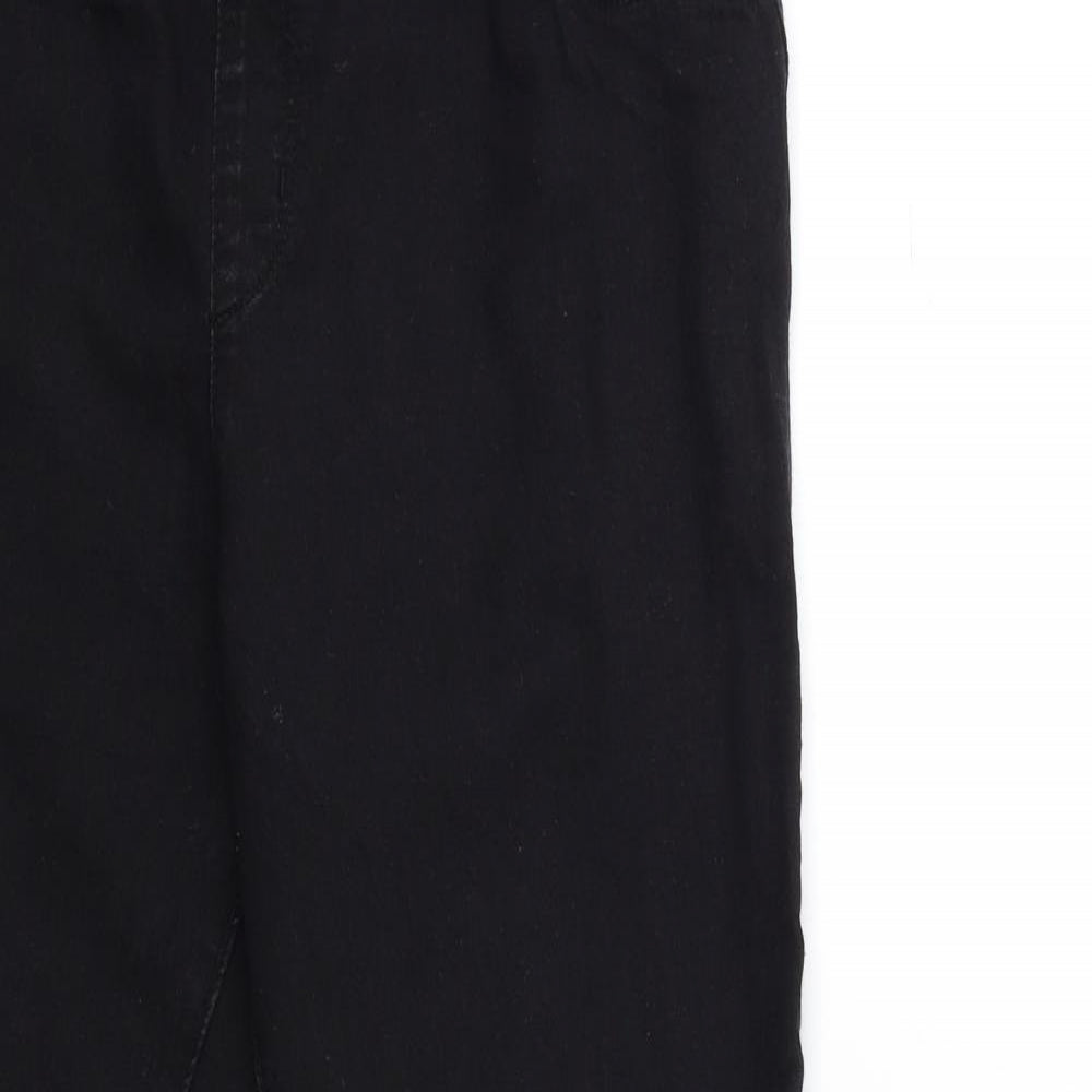Denim & Co. Womens Black  Denim Jegging Jeans Size 18 L29 in