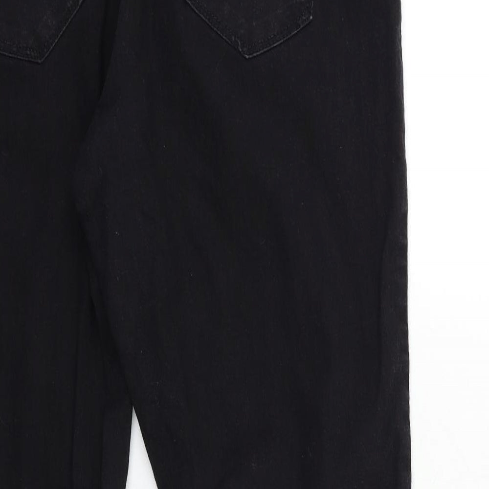Denim & Co. Womens Black  Denim Jegging Jeans Size 18 L29 in