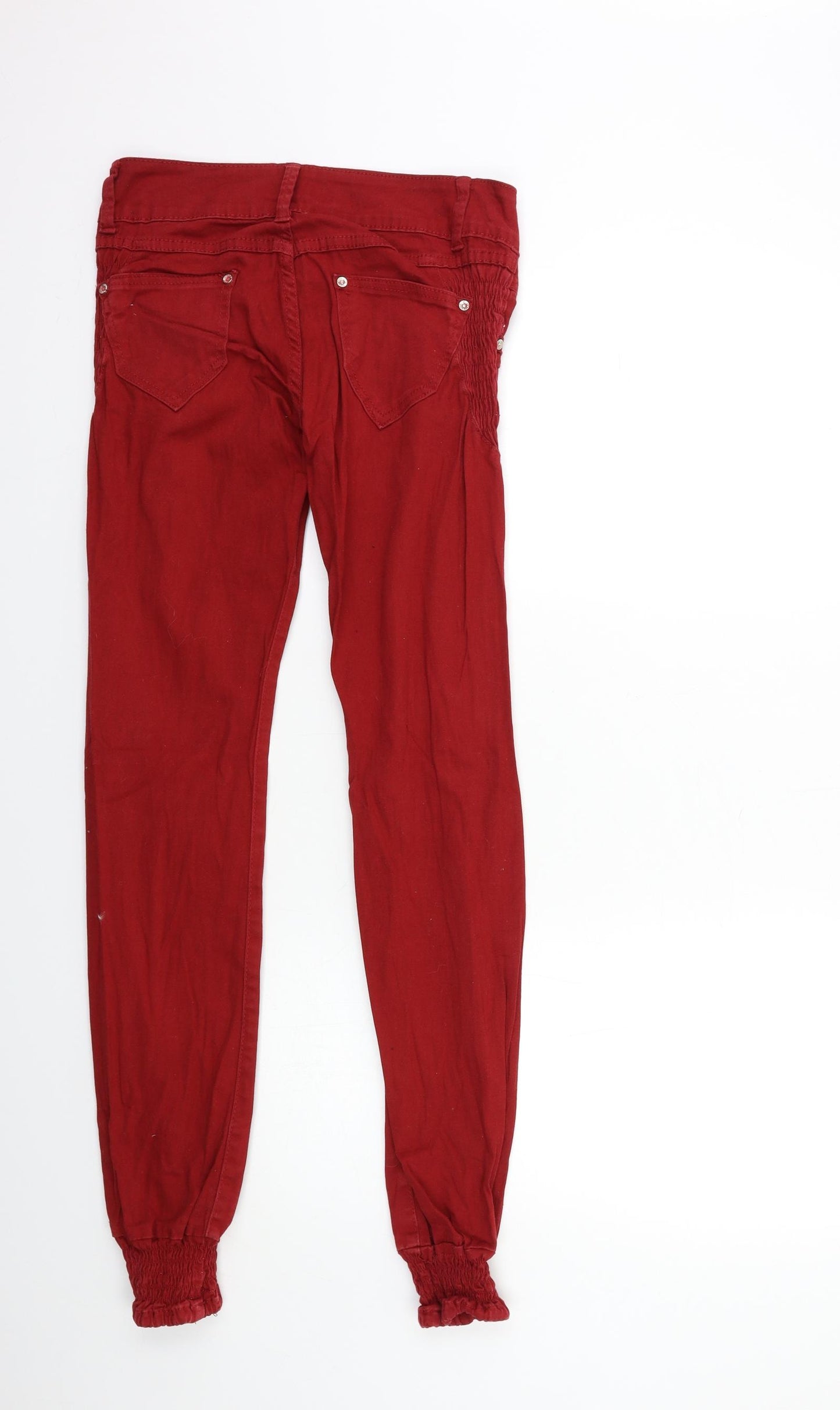 VS.Miss Womens Red  Denim Tapered Jeans Size 10 L32 in