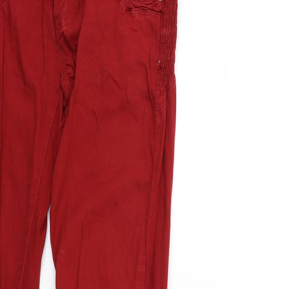 VS.Miss Womens Red  Denim Tapered Jeans Size 10 L32 in