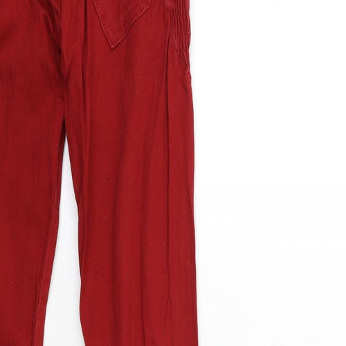 VS.Miss Womens Red  Denim Tapered Jeans Size 10 L32 in