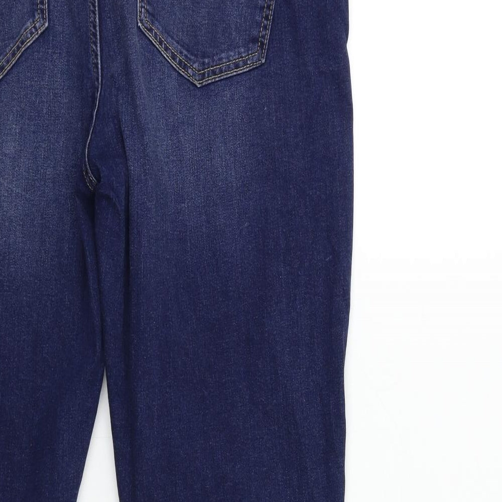Preworn Womens Blue  Denim Skinny Jeans Size 40 in L28 in