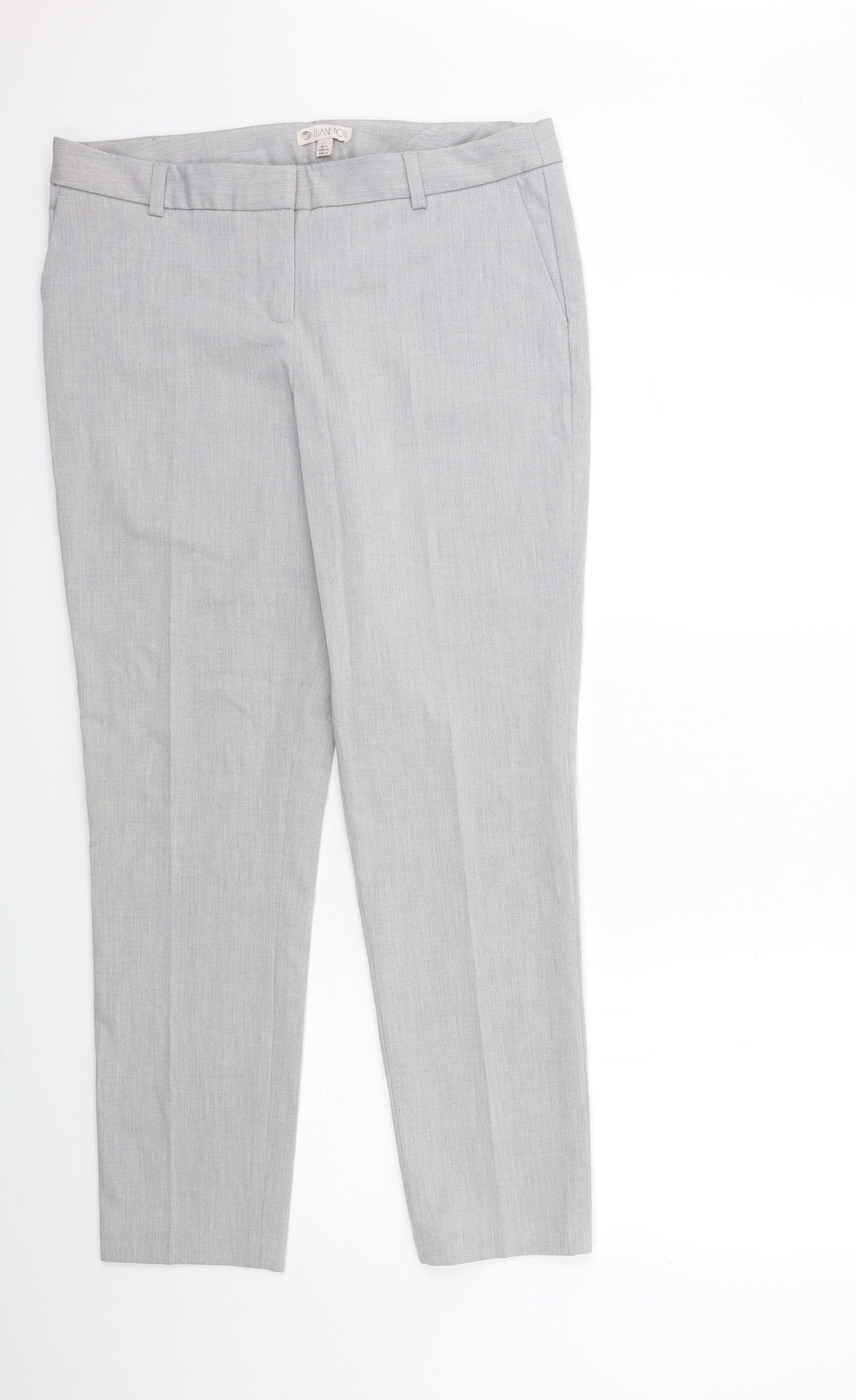 Eliane Rose Womens Grey   Trousers  Size 14 L30 in