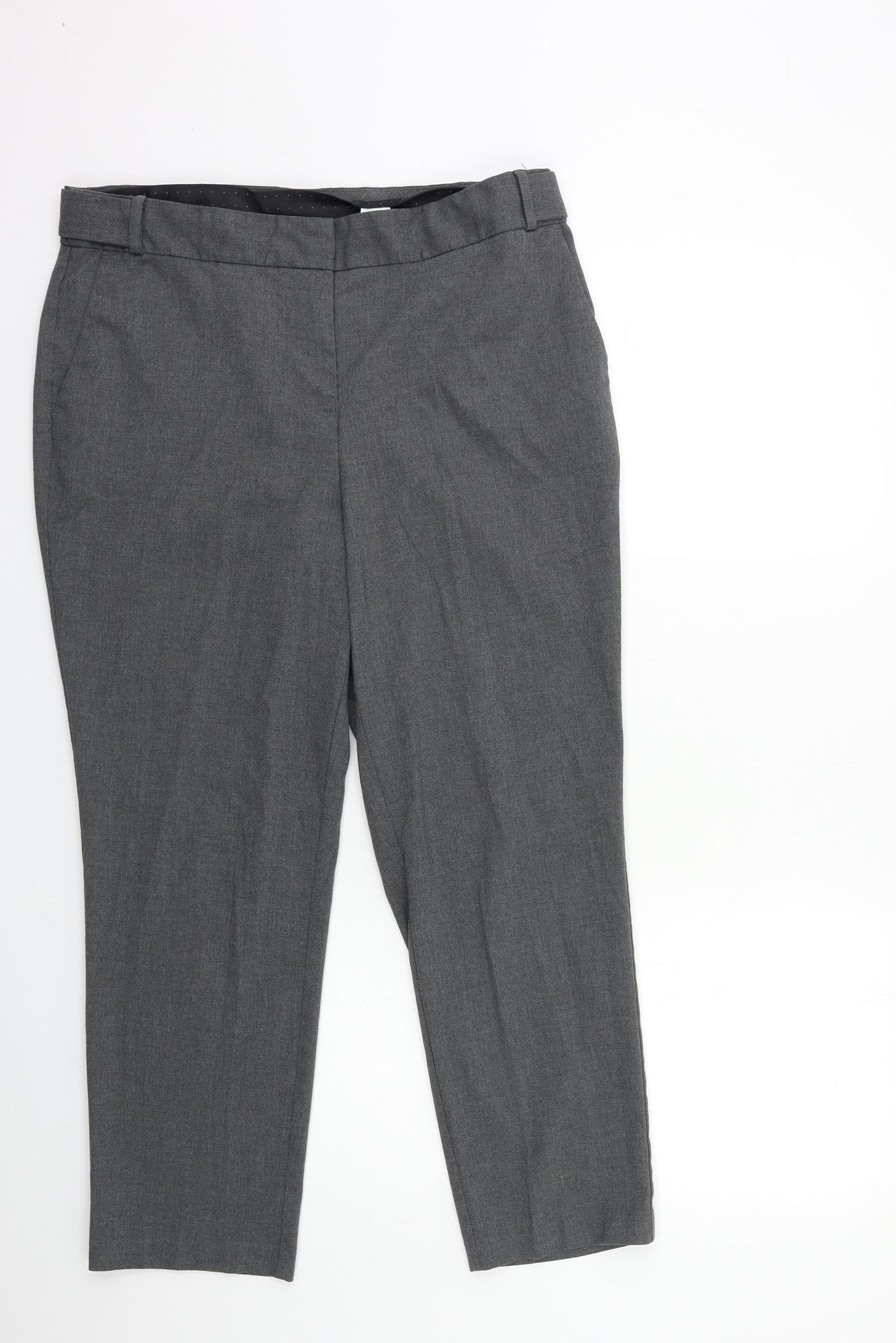 NEXT Womens Grey   Trousers  Size 14 L27 in