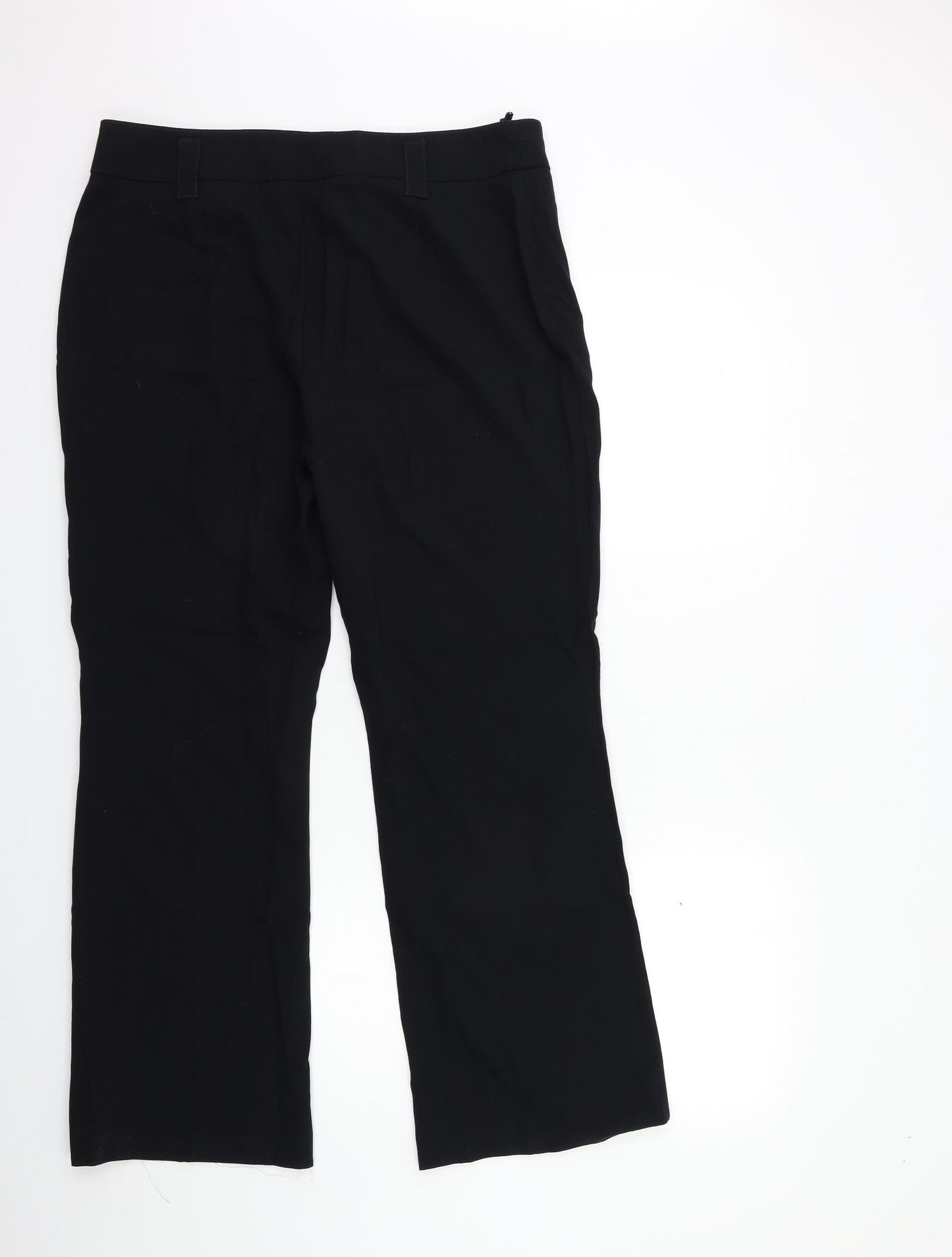 Marks and Spencer Womens Black   Trousers  Size 16 L30 in