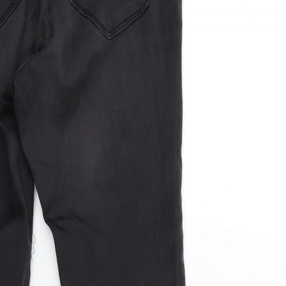 Dorothy Perkins Womens Black  Denim Skinny Jeans Size 14 L30 in