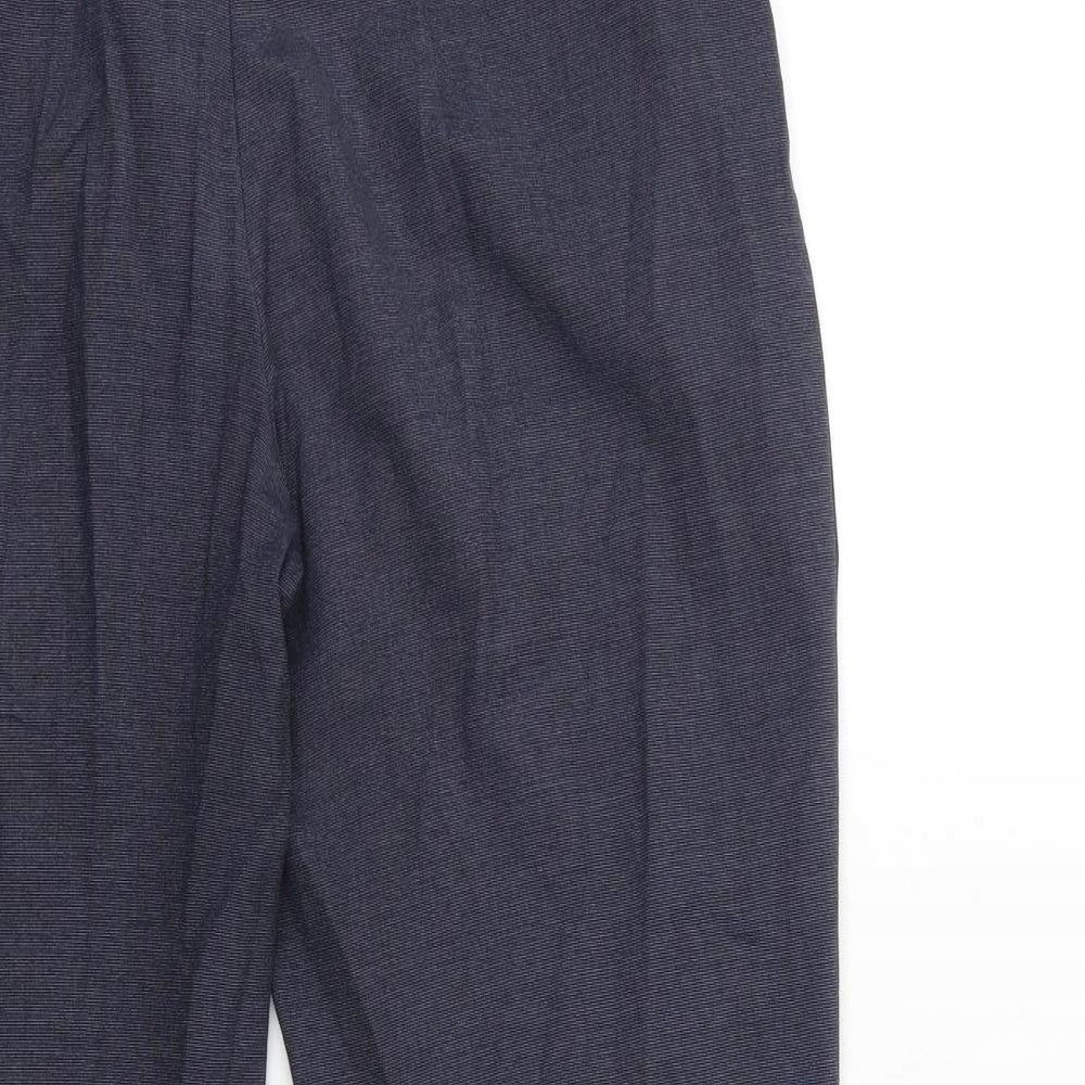 H&M Womens Blue   Trousers  Size 10 L26 in
