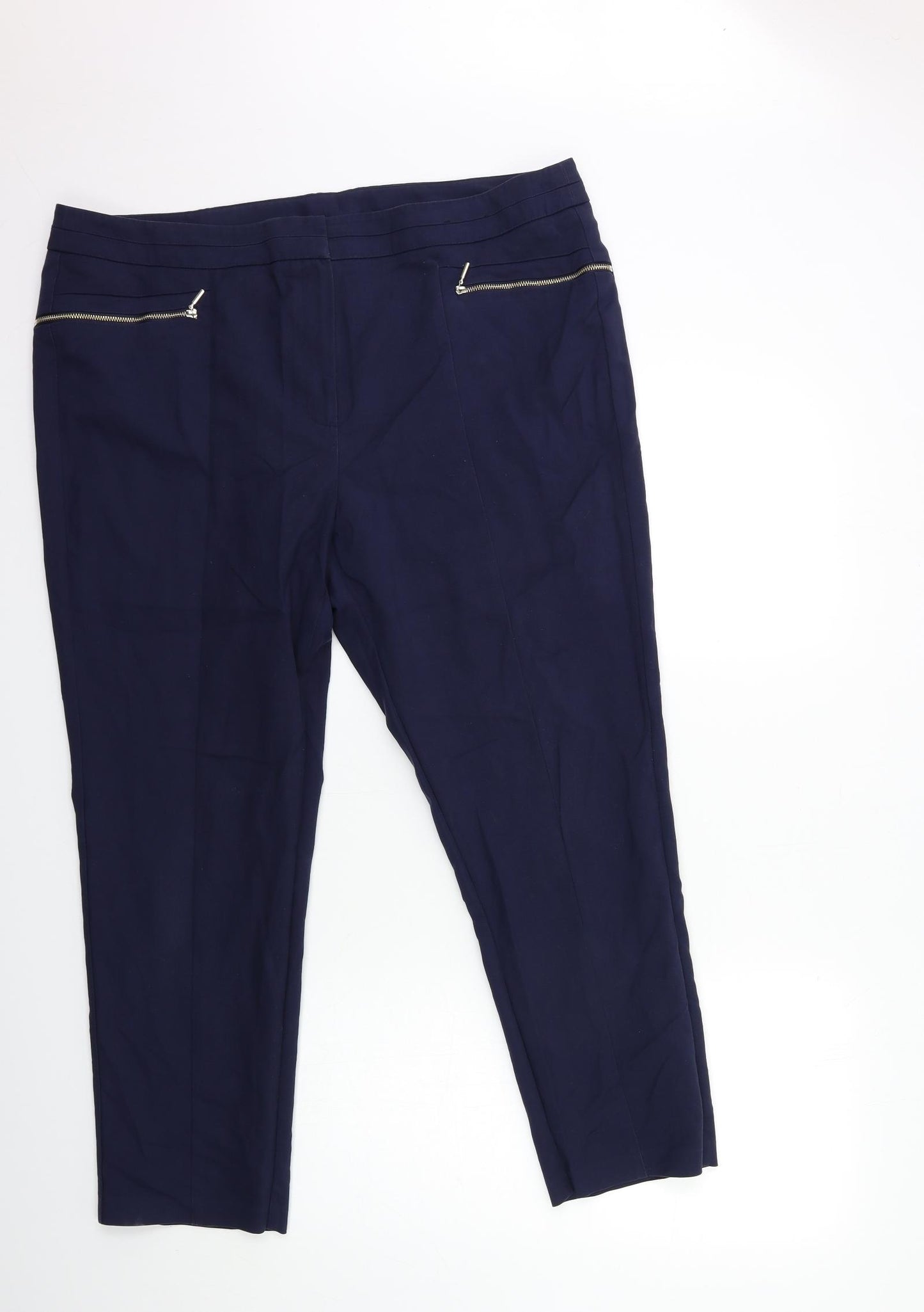 F&F Womens Blue   Trousers  Size 20 L26 in