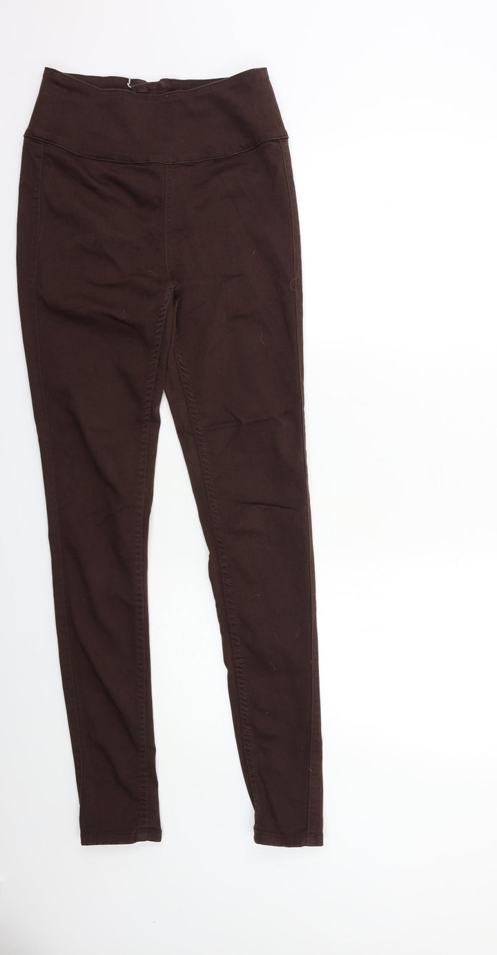 Pieces Womens Brown Denim Skinny Jeans Size 23 in L31 in