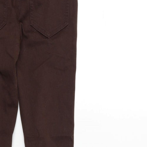 Pieces Womens Brown  Denim Skinny Jeans Size 23 in L31 in