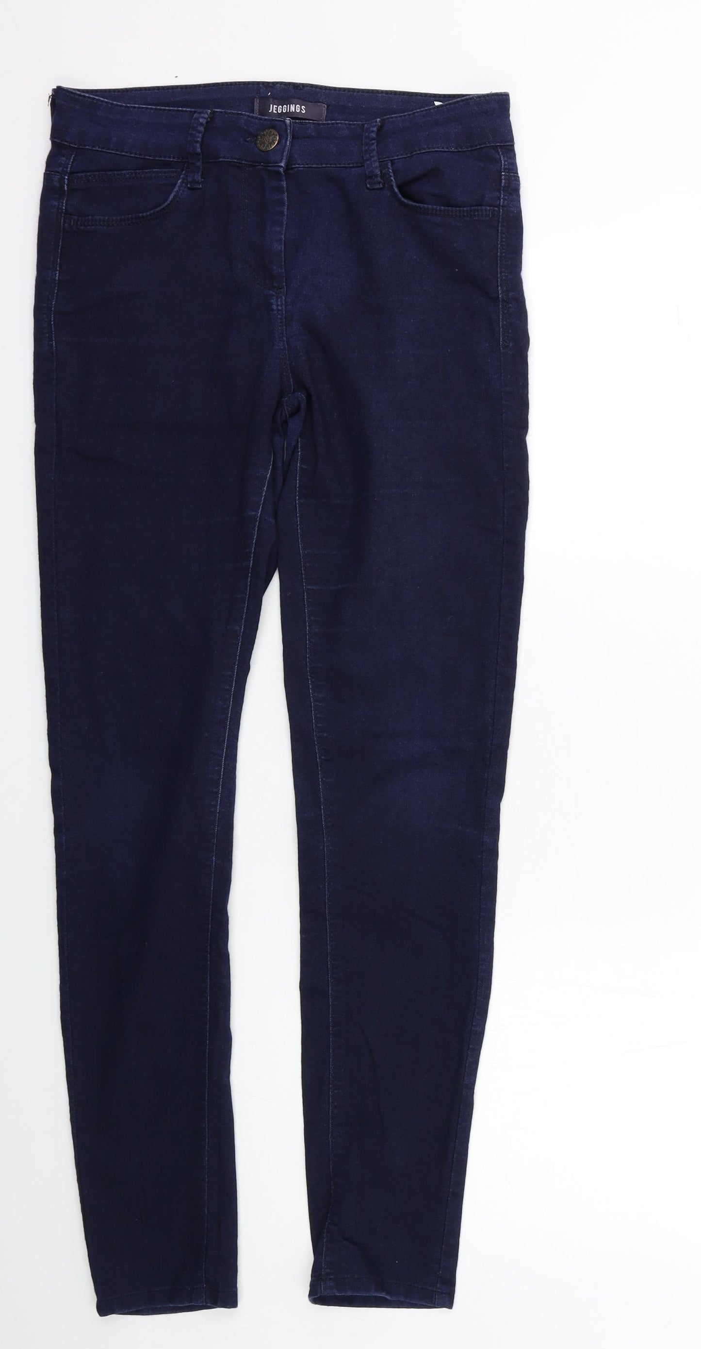 Marks and Spencer Womens Blue  Denim Skinny Jeans Size 8 L29 in