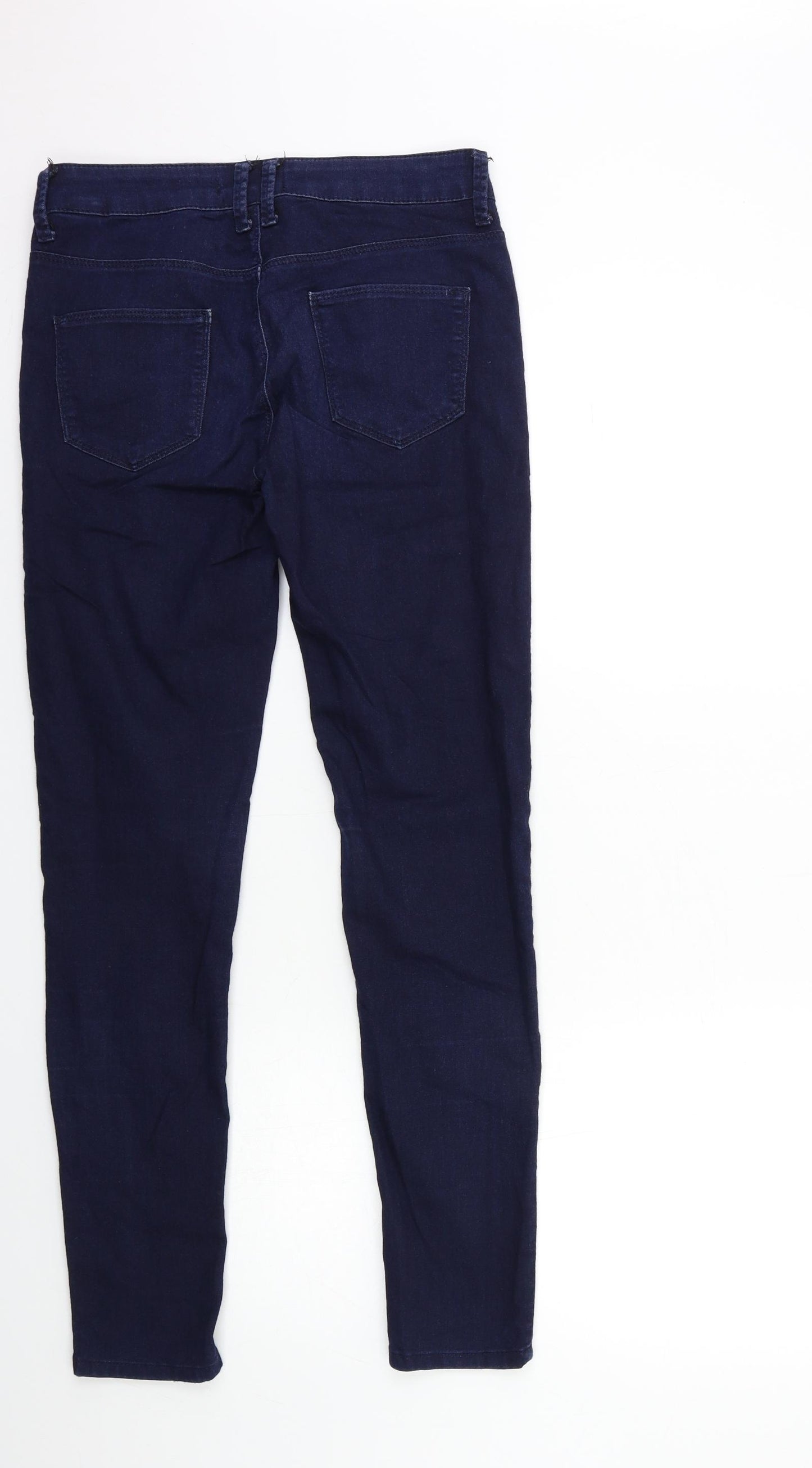 Marks and Spencer Womens Blue  Denim Skinny Jeans Size 8 L29 in