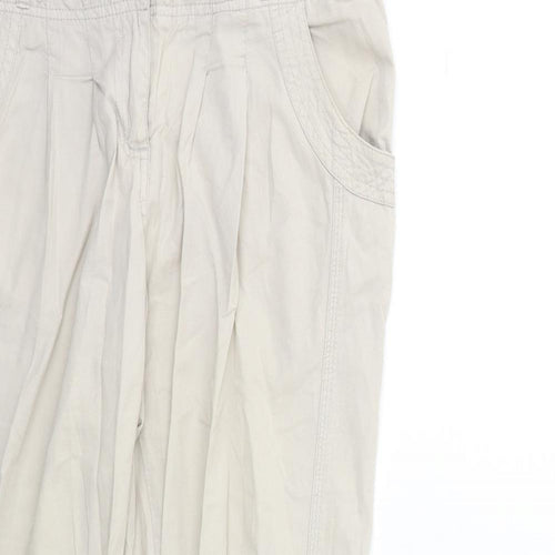 Dorothy Perkins Womens Grey   Cargo Trousers Size 8 L24 in