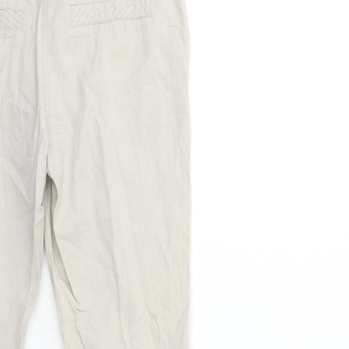 Dorothy Perkins Womens Grey   Cargo Trousers Size 8 L24 in