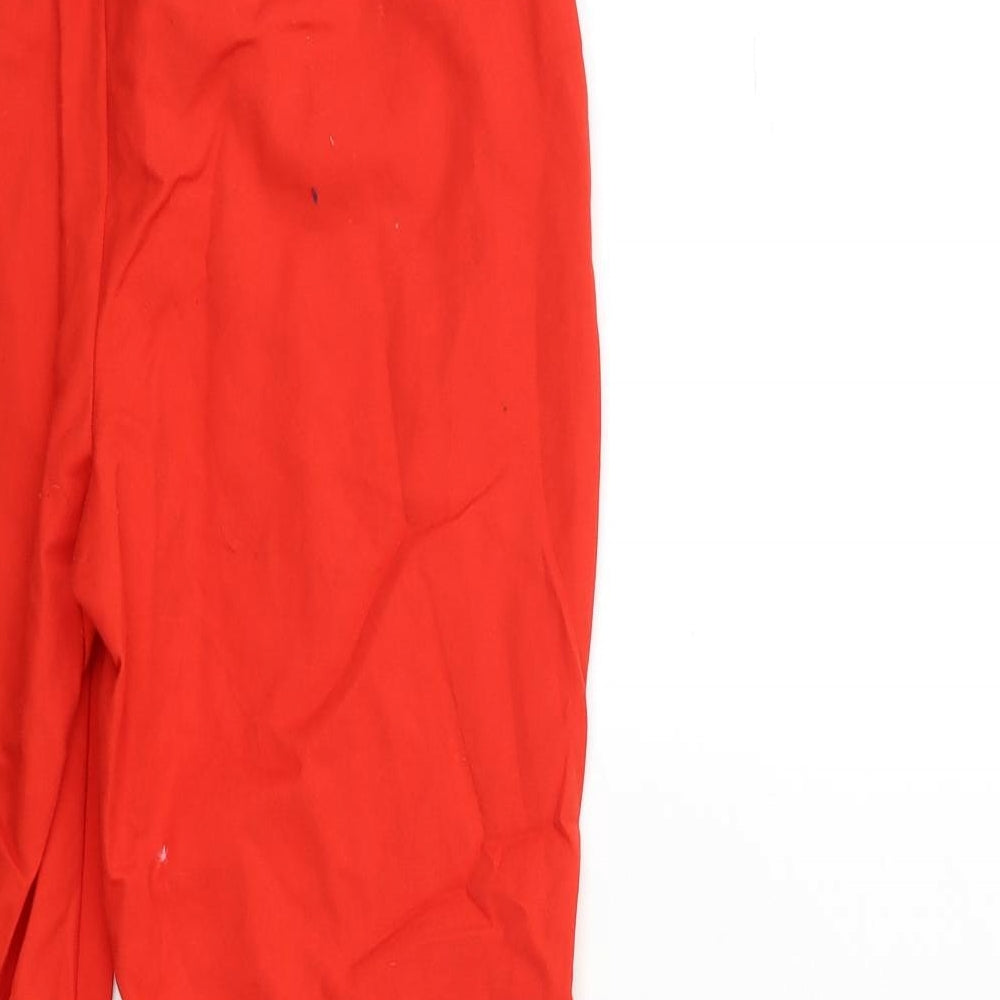 Nutmeg Womens Red   Trousers  Size 8 L28 in