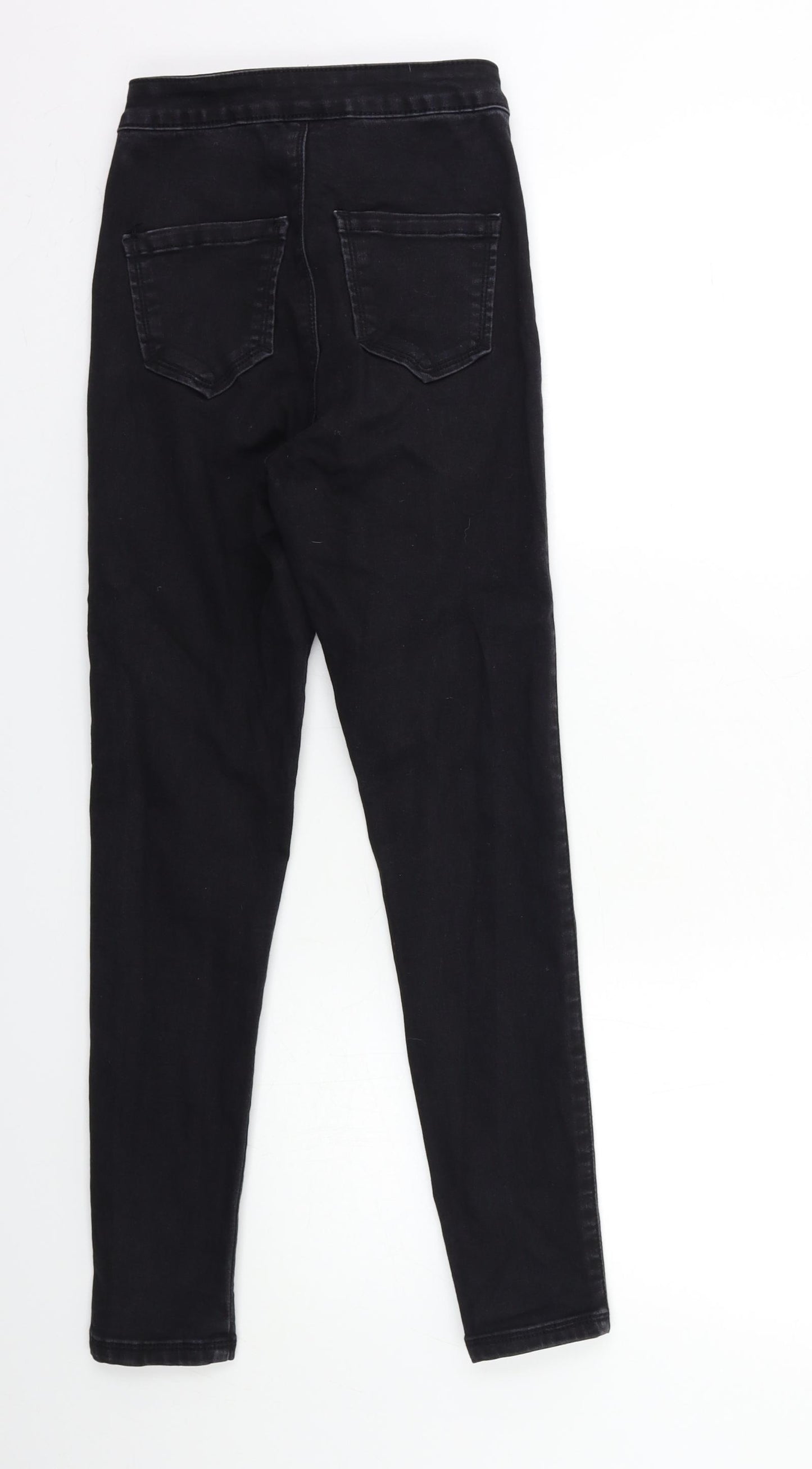 Missguided Womens Black  Denim Skinny Jeans Size 6 L26 in
