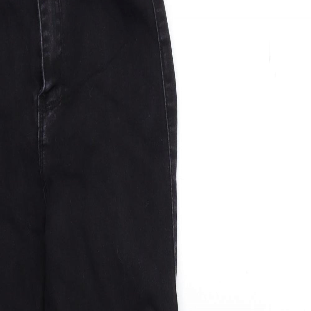 Missguided Womens Black  Denim Skinny Jeans Size 6 L26 in