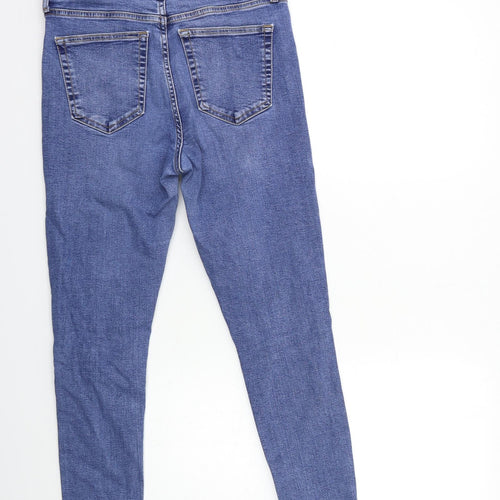 Topshop Womens Blue  Denim Skinny Jeans Size 30 in L30 in