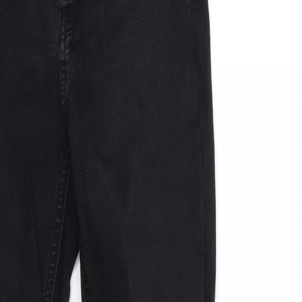 Missguided Womens Black  Denim Skinny Jeans Size 8 L27 in