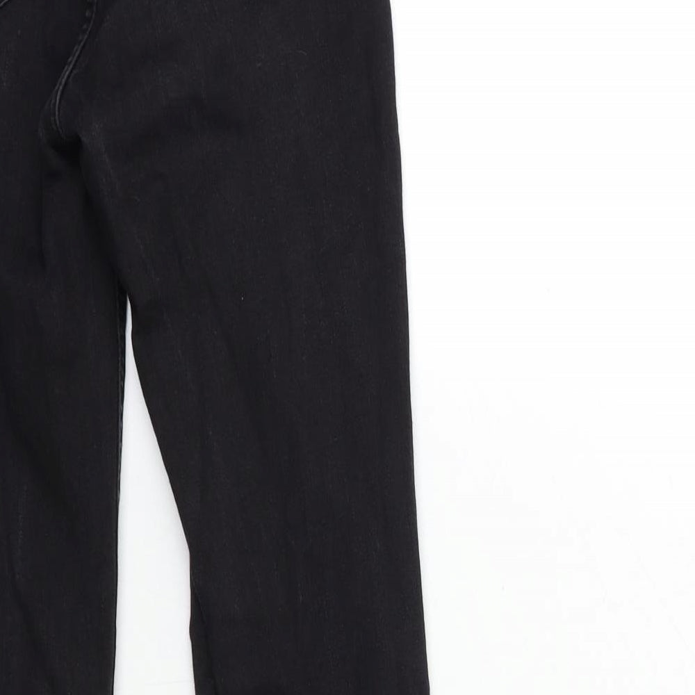Missguided Womens Black  Denim Skinny Jeans Size 8 L27 in