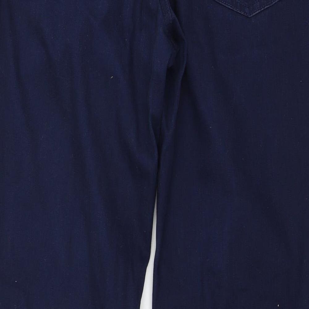 bpc Womens Blue  Denim Trousers  Size 34 in L29 in
