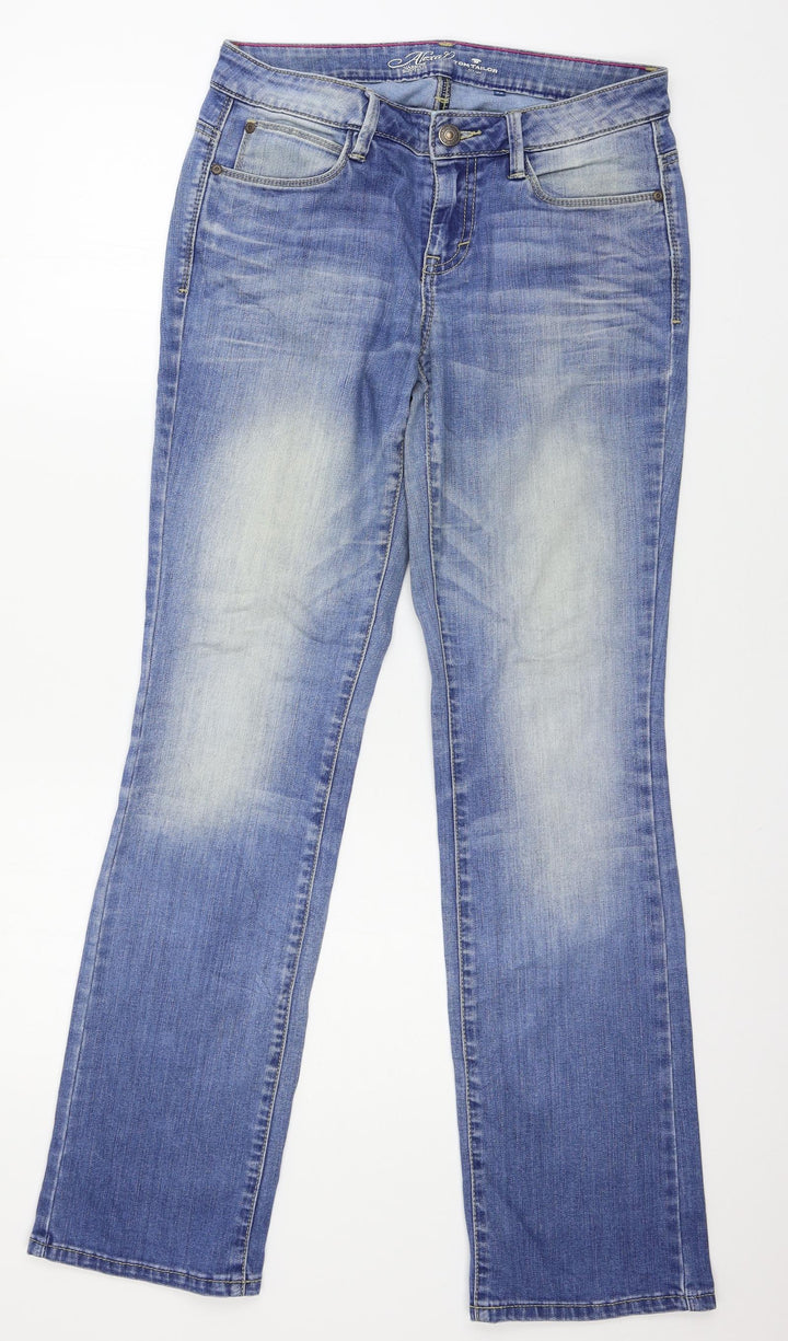 TOM TAILOR Womens Blue  Denim Trousers  Size 28 in L31 in